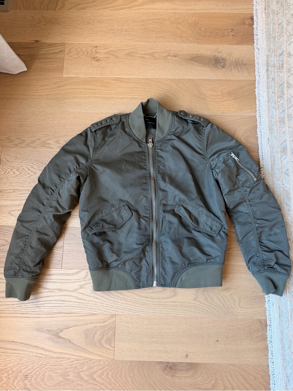 Talula Olive Green Bomber Jacket